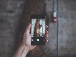 schwarzes-android-smartphone-fotografiert-baum-KbUb9A46lV8