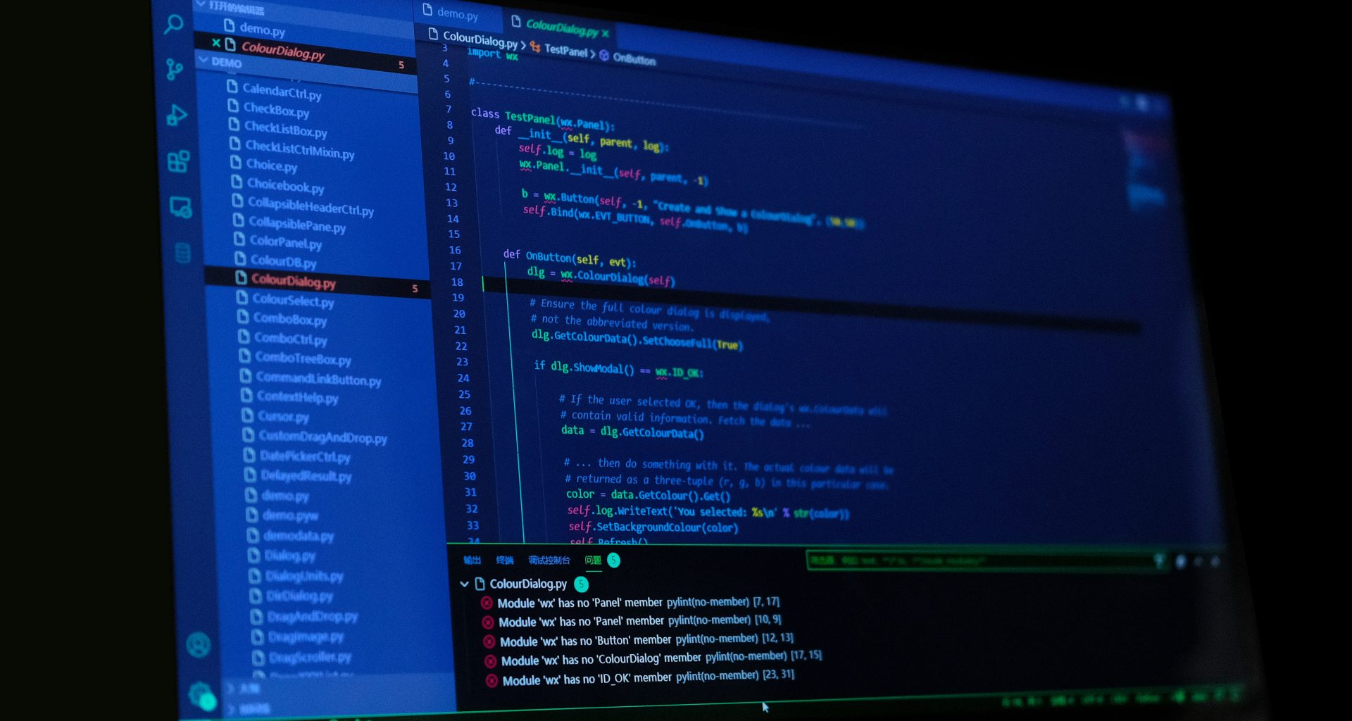 black-flat-screen-computer-monitor-wvJuYrM5iuw