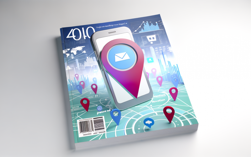 Titelbild mit großem Smartphone, umgeben von digitalen Marketing-Icons und modernen Grafiken in Weiß, Blau und Magenta.