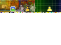 Split-Screen-Illustration mit überholten Webinhalten auf der einen und modernen, aktualisierten Digitalinhalten auf der anderen Seite, umgeben von Vernetzungen und Kommunikationssymbolen.