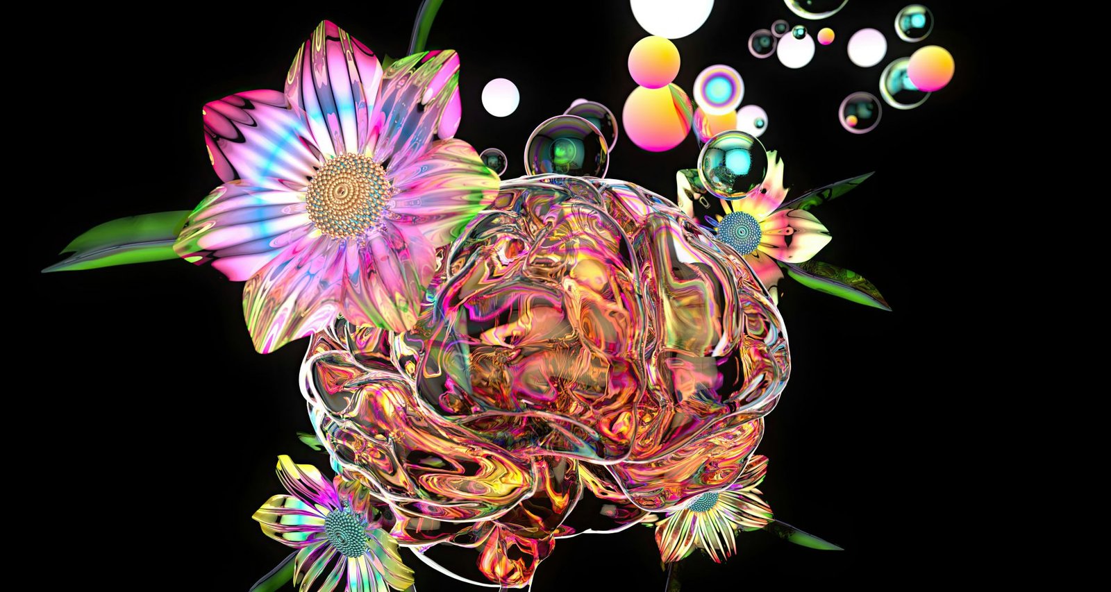 a-digital-painting-of-a-flower-and-bubbles-VY_Io5Ik3u4