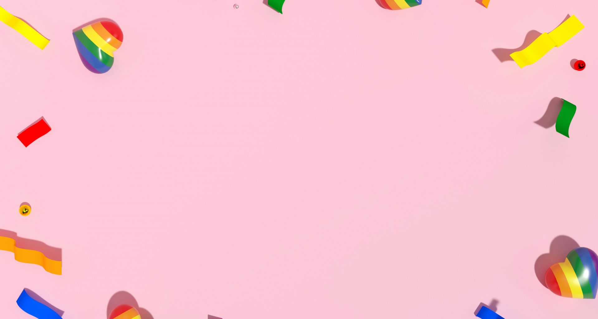 bunte-luftschlangen-und-konfetti-auf-rosa-hintergrund-iA9JtCe1jYI