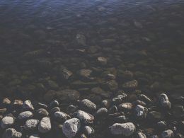 graue-kieselsteine-in-der-nahe-des-flusses-wahrend-des-tages--e_njRV9hRE