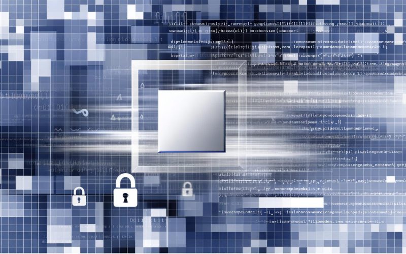 Digitale, transparente 1x1 Tracking Pixel Illustration auf Pixelraster mit angedeutetem -Tag, Datenströmen und Overlays für Datenschutz, Marketing und Webbrowser.