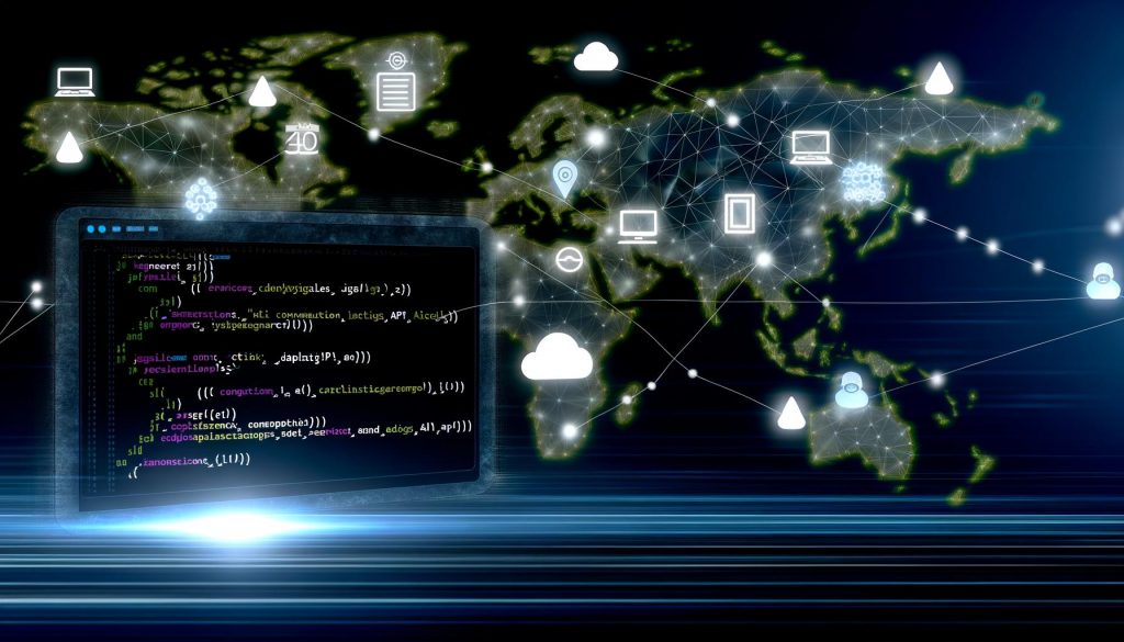 Surreales Büro in einem Berliner Regierungsgebäude mit beratergeführten Meetings, schattenhaften Lobbyisten, schwelenden Euros und Buzzwords in der Luft.