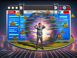 Digitale Illustration zeigt gespaltenes Cookie-Consent-Pop-up: Eine Seite mit überforderten Marketern und Entwicklern, die andere mit souveräner Person, die den Consent als Analyse-Dashboard nutzt, vor stilisierter MarTech-Stadt.