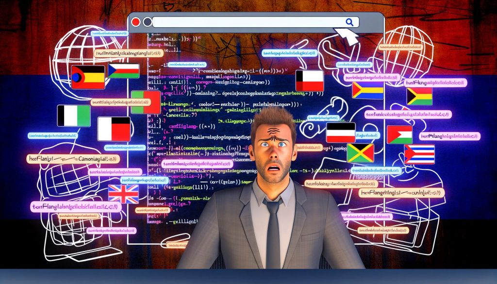 Digitaler Marketer in einem futuristischen Büro mit holografischen Analytics-Bildschirmen, KI-Symbolen und steigender Conversion-Rate-Grafik bei Nacht