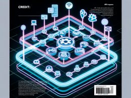 Editorial-Titelbild mit digitalem Dashboard-Interface, klaren Workflow-Balken, Medien-Icons und verschmelzenden Symbolen für API, Headless CMS und Multi-Channel-Publishing vor neonfarbener Tech-Infrastruktur.