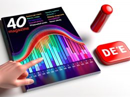 Modernes, abstrahiertes KPI-Dashboard mit farbigen Diagrammen, rotem Lösch-Button, skeptischer Hand im Vordergrund und verblassenden Social-Media-Metriken im Hintergrund.
