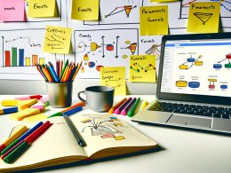 Abstrakte Illustration eines Servers mit leuchtenden API-Datenströmen, verbunden mit Oberflächen für Website, Mobile-App, Smart Device und Voice Assistant, ergänzt durch Icons für Sicherheit, Automatisierung und Skalierbarkeit.