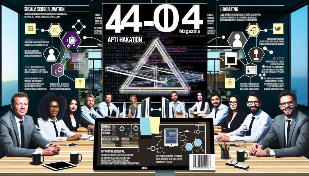 Diverses Online-Marketing-Team arbeitet in modernem Büro an mehreren Monitoren mit LinkedIn, Code und API-Dokumentation. Im Vordergrund Technik-Gadgets, Kaffeetassen und Post-its mit Marketingbegriffen.