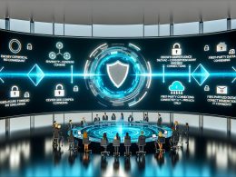 Team von Marketern vor digitalen Dashboards mit Datenschutzsymbolen, verschlüsselten Daten und Consent-Bannern in einem modernen Büro