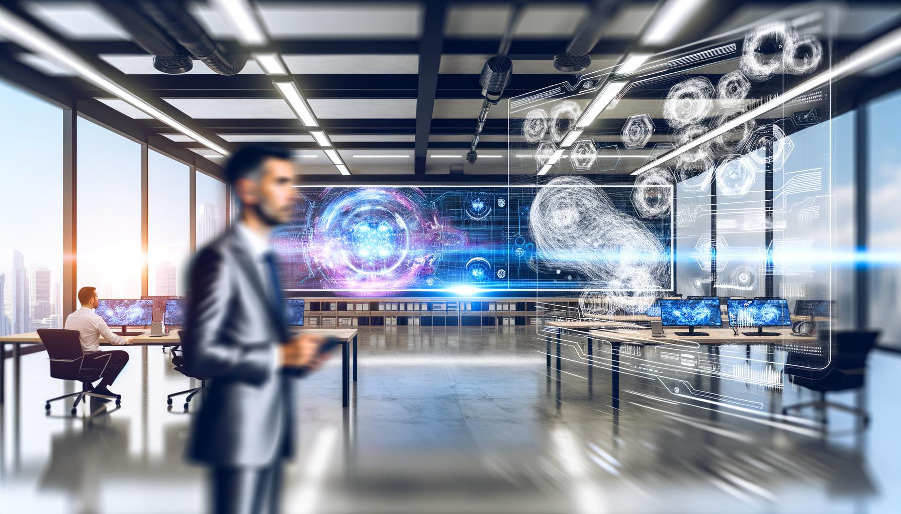 Tech-Person mit Accept-Language-Banner hält veraltete Übersetzungs-Buttons in einem digitalen Dschungel mit mehrsprachigen Wegweisern zurück.