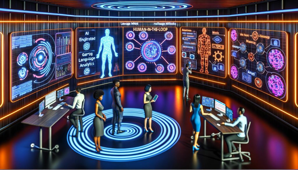 Professionelles Dashboard mit internationalen Flaggen, hreflang-Codebeispielen, Warnsymbole und Traffic-Diagrammen auf einem dunklen Bildschirm zur Visualisierung der Bedeutung von alternates-Tags für SEO.