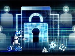 Digitales Auth Wall Login mit Schloss-Symbol im Browser, unscharfe User-Silhouetten und Datenströme dahinter, blockierter Roboter-Crawler mit SEO-Icons im Vordergrund