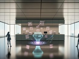 Überforderter Marketing-Manager in einem chaotischen Büro voller Gesetzestexte, Consent-Banner und streitender Kollegen aus Datenschutz, Technik und Werbung.