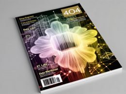 Modernes Titelbild mit digitalem, halbtransparentem Datennetzwerk und Symbolen für ETL, Data Lake, Data Warehouse und Cloud vor farbigem Tech-Hintergrund.