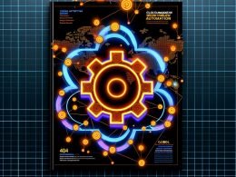 Futuristische Titelseite mit abstrahiertem Cloudflare Worker-Symbol, vernetzten Datenströmen auf Weltkarte, kräftigen Kontrastfarben sowie Icons für Serverless, APIs und dynamische Routen.