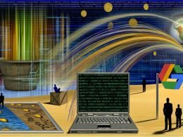 Collage mit BigQuery-SQL-Analyse auf Laptop, umgeben von Webserver-Logdaten, Symbolen für Googlebot, Bingbot, Website-Benutzer, 404-Fehlern und goldenen Datensymbolen; Excel-Logo und moderne Datenpipelines.