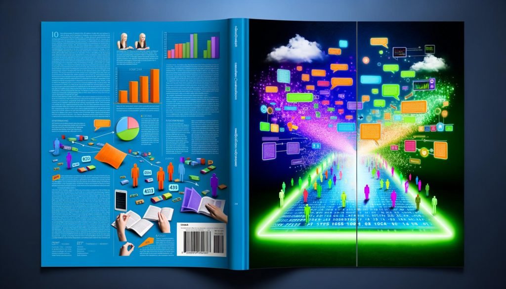 Titelbild mit Kontrast zwischen blassen Excel-Tabellen und leuchtenden, interaktiven Dashboards, die zeigen, wie rohe Datensätze in anschauliche visuelle Geschichten verwandelt werden.