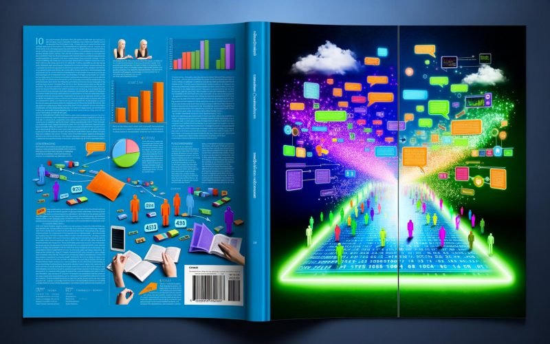 Titelbild mit Kontrast zwischen blassen Excel-Tabellen und leuchtenden, interaktiven Dashboards, die zeigen, wie rohe Datensätze in anschauliche visuelle Geschichten verwandelt werden.
