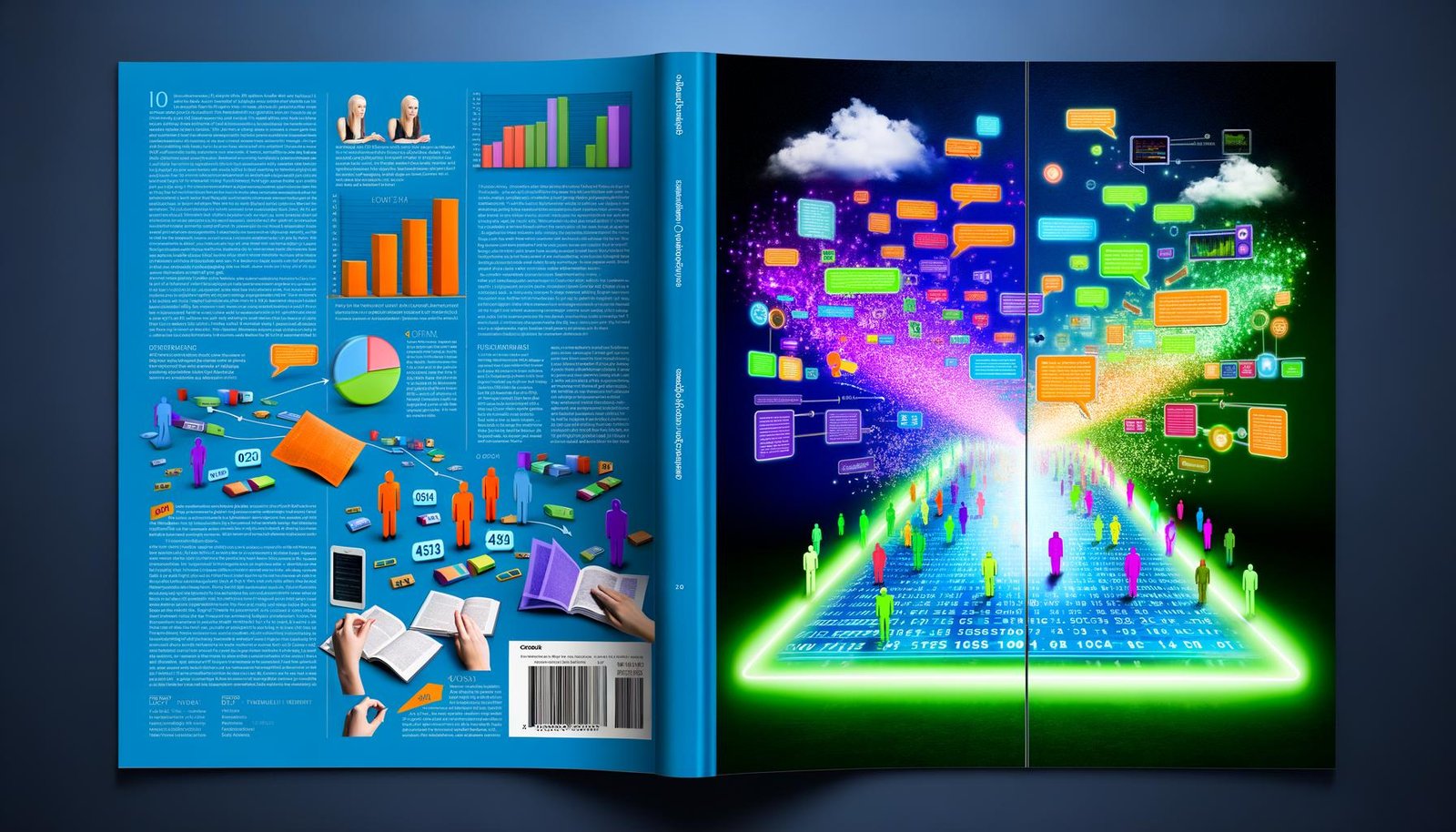 Titelbild mit Kontrast zwischen blassen Excel-Tabellen und leuchtenden, interaktiven Dashboards, die zeigen, wie rohe Datensätze in anschauliche visuelle Geschichten verwandelt werden.