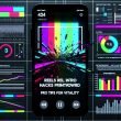 Magazin-Header mit 404 Magazine Logo, auffälligem Smartphone-Display mit aktivem Video-Editing, bunten Effekten und digitalen Statistiken im Hintergrund.