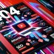 Modernes Magazin-Titelbild mit Laptop, YouTube-Logo, SEO-Symbolen, Datenströmen, Keyword-Tags und SERP-Ausschnitten im digitalen Look