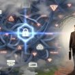 Digitaler Nebel mit Marketer, Labyrinth aus Datenleitungen, Cookie-Bannern und einem hellen Kontroll-Dashboard, das Transparenz schafft.