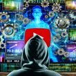 Innovation trifft Analyse: Ein moderner YouTube-Creator mit Hoodie und Cap analysiert Analytics-Daten auf mehreren Bildschirmen, umgeben von schwebenden Thumbnails, Play-Icons, SRT-Dateien und technischen Symbolen im energiegeladenen Urban-Look.