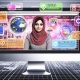 Moderne Webdesignerin vor Desktop-Monitor mit verschiedenen Bilddateien und schwebenden SEO-Elementen wie Alt-Tag, Dateiname, WebP/AVIF, Structured Data, Responsive Images und Komprimierung, im cleanen, technischen Design.