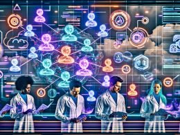 Futuristische Illustration eines diversen Forschungsteams, das mit Scholar‑AI vernetzte Displays zu Datenpipelines, 3D‑Wissensgraphen und leuchtenden DOI/ORCID‑Knoten analysiert; transparente Ebenen zeigen Embeddings und Vektordatenbanken, Dashboards KPIs und Retrieval‑Scores; im Hintergrund Airflow‑Orchestrierung, Container sowie Visualisierungen zu Literatur‑Parsing, Chunking und Zitierung; Symbole für GDPR, Lizenzen, Bias‑Audit und sichere Cloud‑Infrastruktur.