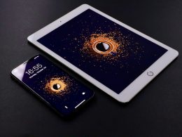 goldenes-apple-ipad-und-schwarzes-smartphone-cT-J4b3qmKI