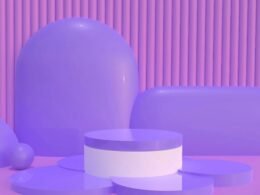 Dashboard der Buffer App mit Social-Media-Statistiken und Planungskalender auf einem Laptop-Bildschirm