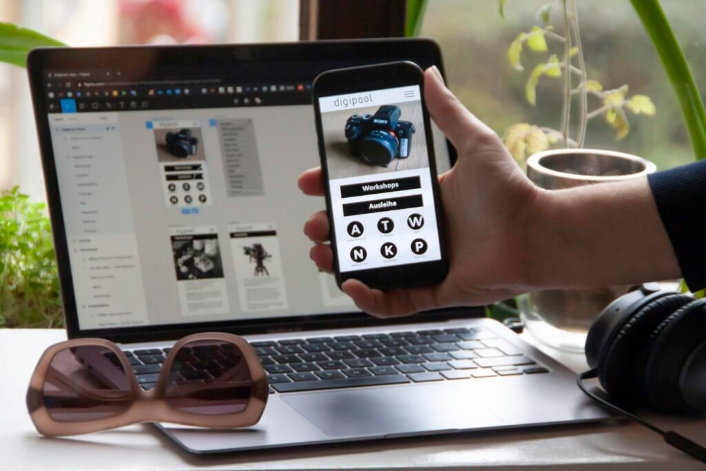 Buffer Dashboard mit Social Media Analyse und Planungstools auf einem Computerbildschirm