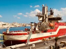 Laptop-Bildschirm mit geöffneter Buffer-App zur Social Media Planung