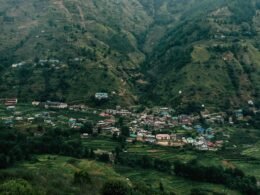 Buffer Social-Media-Management Plattform auf einem Laptop-Bildschirm mit mehreren Social-Media-Konten