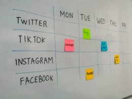 Buffer Dashboard mit Social Media Management Tools