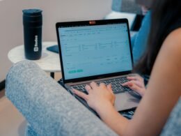 Buffer Benutzeroberfläche mit Social Media Planungs- und Analyse-Tools