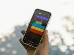 Buffer Benutzeroberfläche mit geplanten Social-Media-Posts auf verschiedenen Kanälen