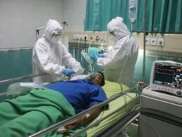 Dashboard von Buffer mit Social Media Kalender und Analyse-Tools auf einem Computerbildschirm