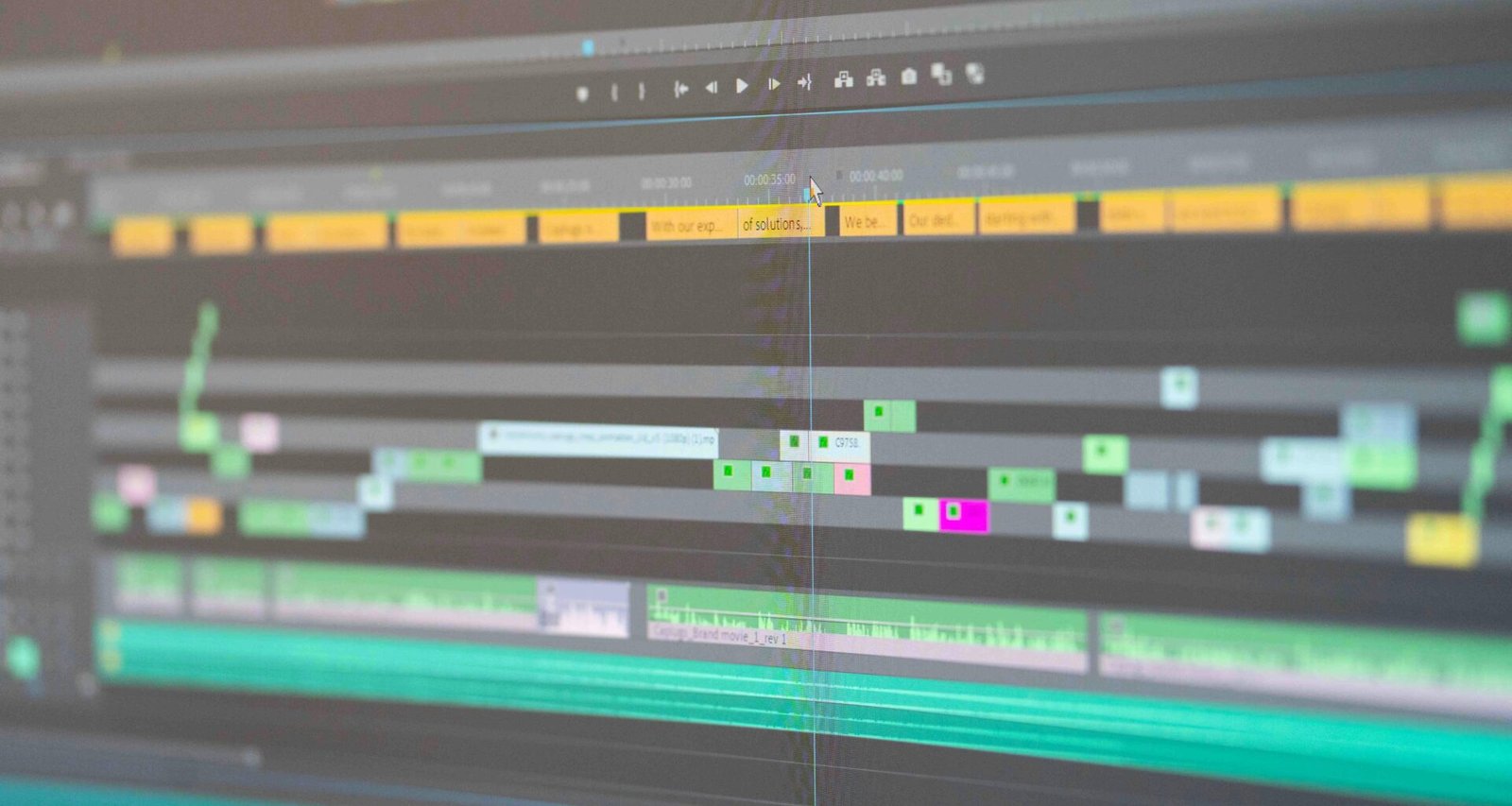 Buffer Benutzeroberfläche mit Social Media Beitragsplanung auf einem Laptop-Bildschirm
