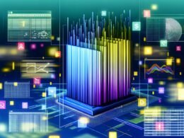 Modernes, kraftvolles Titelbild: Ein leuchtender, dreidimensionaler Dataframe schwebt im Vordergrund und wird von bunten Datenströmen und digitalen Icons wie CSV, SQL, JSON und API umrahmt. Im Hintergrund verschwimmen klassische Excel-Tabellen und Diagramme.