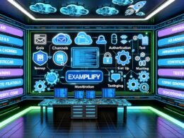 Illustrationen zu Marketing-Automatisierung: Maschinenraum mit Dashboards für verschiedene Kanäle, strukturierte Checkliste, Vergleich modern vs. veraltet, Fehlerquellen und Best-Practice-Monitoring sowie digitale Wachstumsszene mit Replit-Logo.