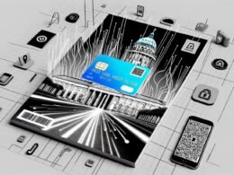 Stilisiertes Titelbild mit digitalem Personalausweis, Datenströmen, QR-Codes, App-Icons und Verwaltungsgebäuden in Berlin, symbolisch für den Wandel von analoger zu digitaler Identifikation.