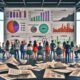 Team aus Marketing- und Data-Experten vor großem Dashboard mit klaren KPIs wie Conversion Rate, CAC, ROAS und Traffic, im Vordergrund chaotische alte Reports, im Hintergrund verblassende Diagramme.