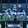 Person mit Headset in digitalem Kontrollraum, überwacht Audio-Wellenformen, Werbekampagnen-Dashboards und holografische Ad-Tech-Icons vor Amazon Music-Logo.