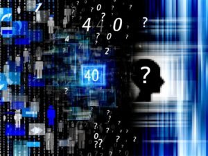 Futuristisches Titelbild zeigt die Dualität von OpenAI mit hellblauen KI-Elementen und Innovation links, dunklen kritischen Datenbereichen rechts sowie einem zentralen, stilisierten 404-Warnhinweis.