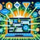 Farbiges Titelbild mit Laptop und User Generated Content-Formaten sowie Tool-Logos wie Disqus, Trustpilot, Bazaarvoice, Walls.io. Grafische Symbole visualisieren DSGVO, KI-Moderation und Spam-Prävention.