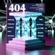 Futuristisches Titelbild mit einer Demokratie-Säule aus transparenten Blockchain-Blöcken, umgeben von Netzwerken, leuchtenden Begriffen und Avataren aus aller Welt. Kritisches, techno-utopisches Ambiente mit dunklen Schatten an den Bildrändern.